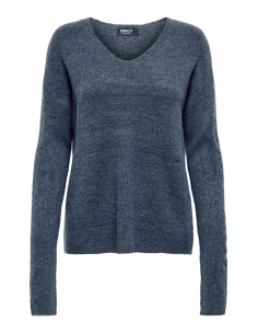 OnlCamilla V-Neck Pullover | Indigo 2