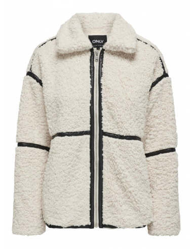 OnlParis Teddy Jacket | White