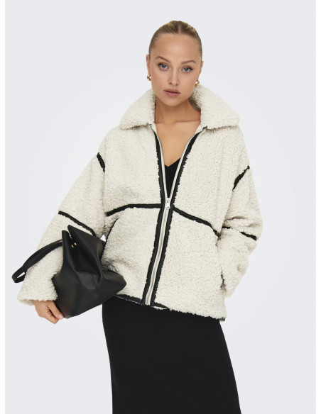 OnlParis Teddy Jacket | White