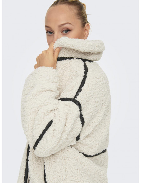 OnlParis Teddy Jacket | White