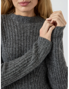 YASDolly Knit Dress | Grey 2