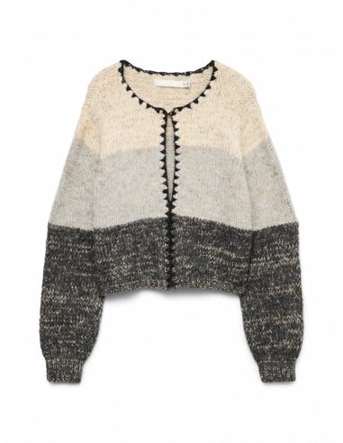 VMJenna O-neck Cardigan | Oatmeal