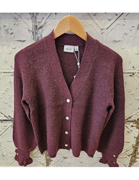 ViTilda V-Neck Cardigan | Fig