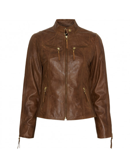Biker Jacket | Cognac