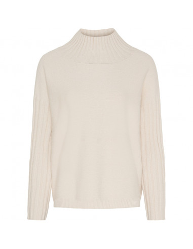 Kaddy Knit Pullover | White