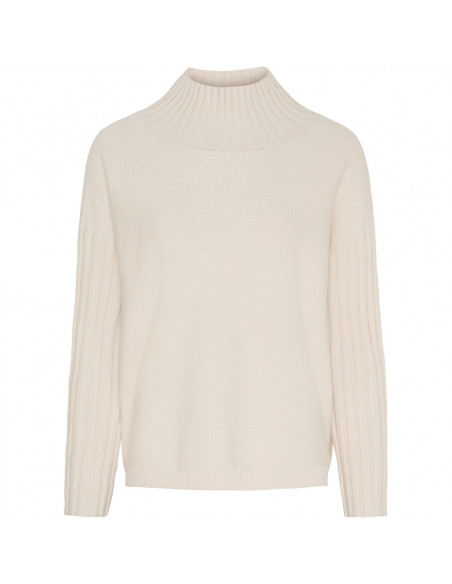 Kaddy Knit Pullover | White