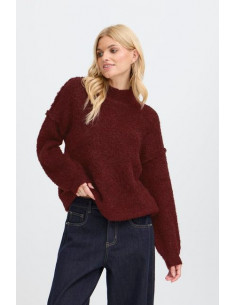 SBCycla Knit Blouse | Cabernet