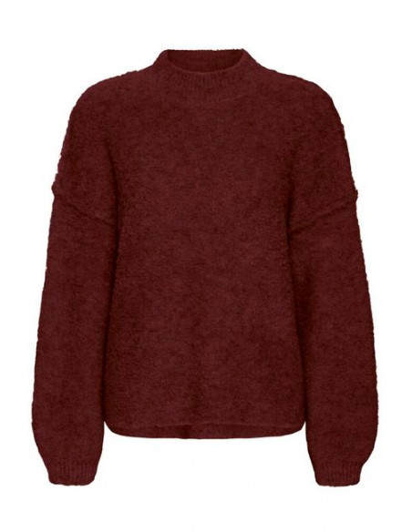 SBCycla Knit Blouse | Cabernet