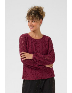 CRThit Ebana Blouse | Zinfandel