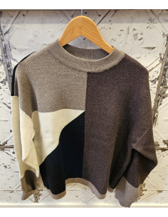 ObjRay Pullover | Brown