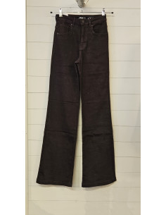 Jeans Wide Leg | Brown