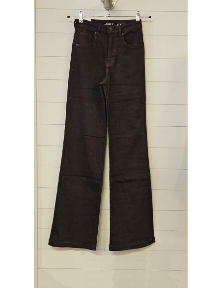 Jeans Wide Leg | Brown