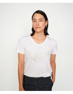 MmGethi Glam Tee | White