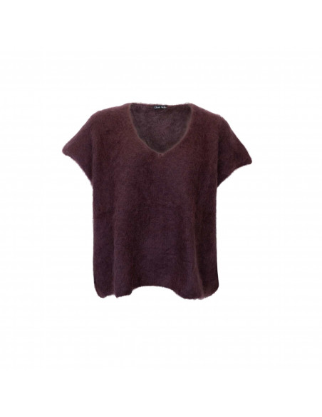 BCBjoerk Knitted V-neck Vest | Coffee