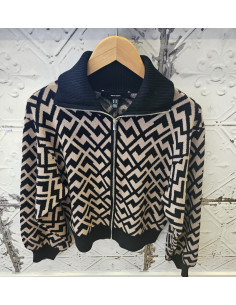 VMAria Highneck Zipper | Black