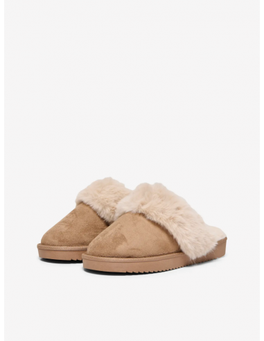 OnlCath Teddy Homeslipper | Cognac