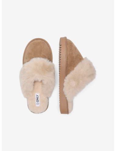 OnlCath Teddy Homeslipper | Cognac