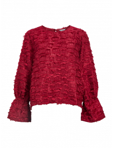 OBJDaria O-Neck Top | Red 2