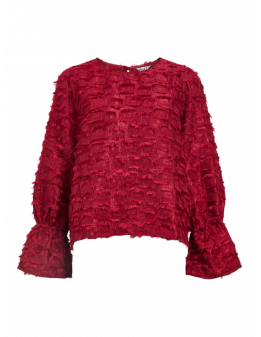 OBJDaria O-Neck Top | Red