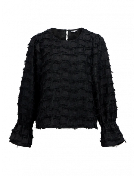 OBJDaria O-Neck Top | Black