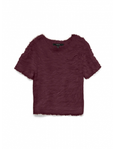 VMFluffy O-Neck Pullover | Wine