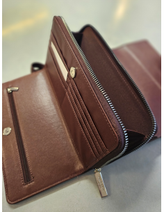 Väska med lock | Vinröd 2