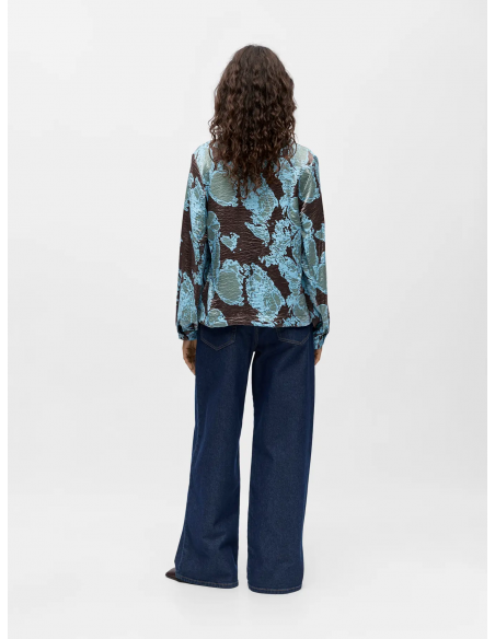 ObjYeva V-Neck Top | Brown