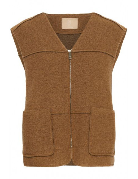 CuOva Birgith Waistcoat | Toffee