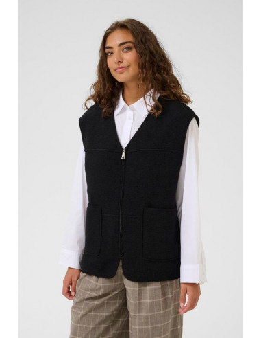 CuOva Birgith Waistcoat | Black