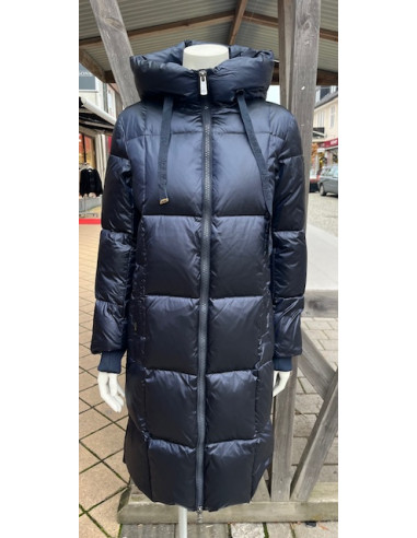 MmNova Metallic Down Jacket | Navy
