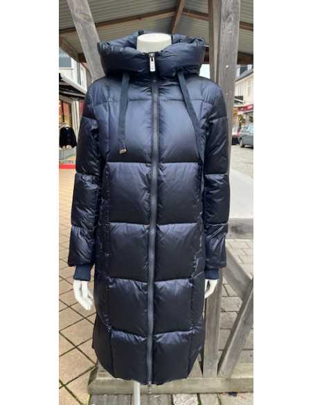 MmNova Metallic Down Jacket | Navy