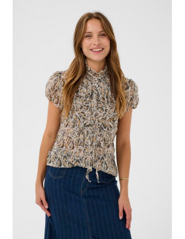 LiljaSZ Crinkle Shirt | Tannin