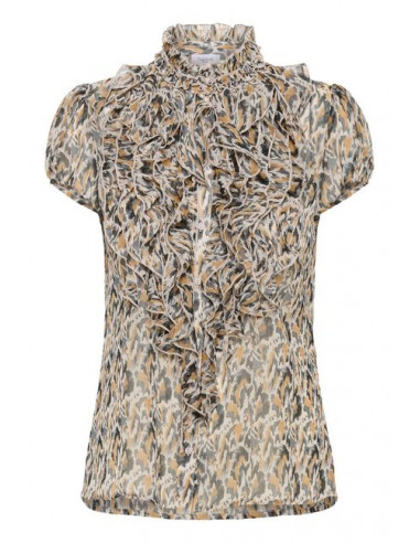 LiljaSZ Crinkle Shirt | Tannin