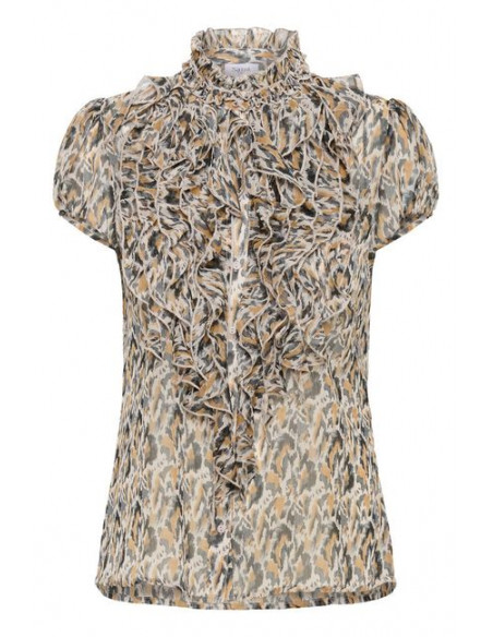 LiljaSZ Crinkle Shirt | Tannin