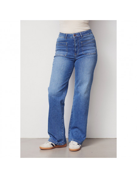 Bologna Wide Jeans | Mid Denim