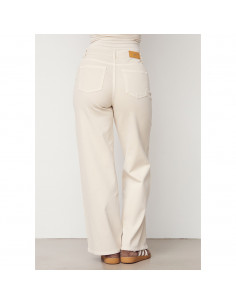 Bologna Wide Twill Pant | Desert 2