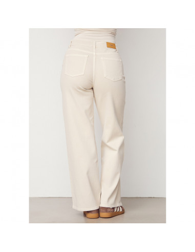 Bologna Wide Twill Pant | Desert