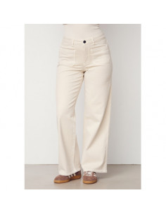 Bologna Wide Twill Pant | Desert