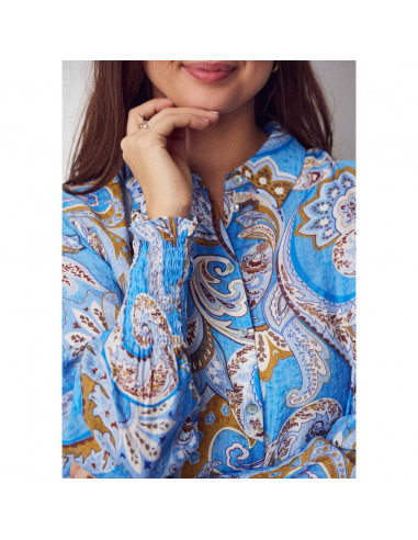 Lotta Smock Shirt | Blue