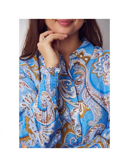 Lotta Smock Shirt | Blue