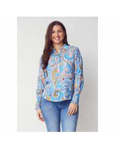 Lotta Smock Shirt | Blue