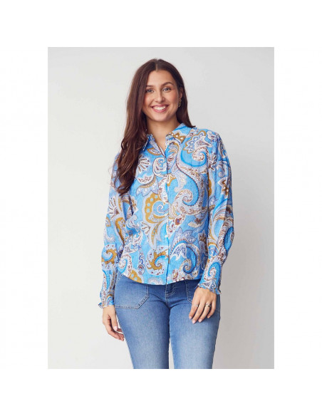 Lotta Smock Shirt | Blue