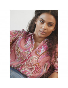 Lotta Smock Shirt | Rose