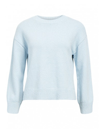 OBJSima LS Knit Pullover | Sky