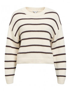 ObjOda Knit Pullover | Brown 2