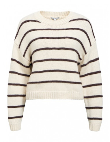 ObjOda Knit Pullover | Brown