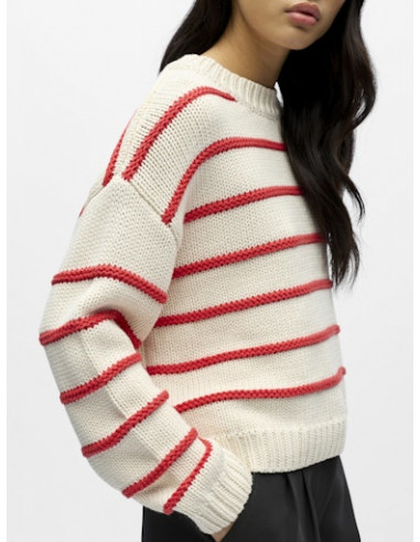 ObjOda Knit Pullover | Birch
