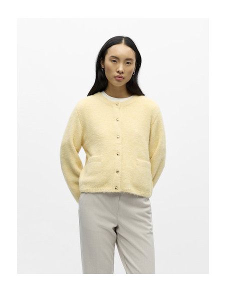 ObjSaggia Knit Cardigan | Sunlight