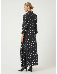 YasSavanna Long Shirt Dress | Dots 2