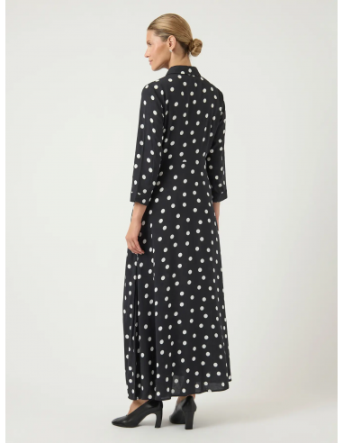 YasSavanna Long Shirt Dress | Dots